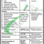 BZU Lahore Jobs