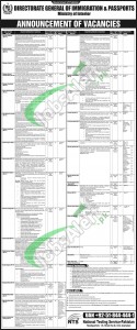 Directorate General of Immigration & Passports Jobs
