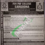 PAF College Sargodha Jobs