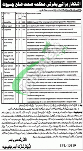 Jobs in Health Department Chiniot