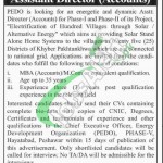 Pakhtunkhwa Energy Development Organization Jobs