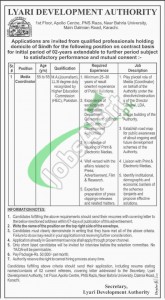 Lyari Development Authority Jobs