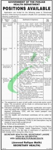 Jobs in Health Department Punjab