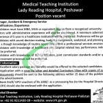 Lady Reading Hospital Peshawar Jobs