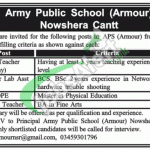 Army Public School Nowshera Jobs