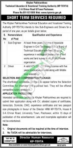 KPK TEVTA Jobs