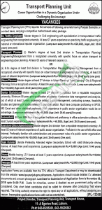 Transport Planning Unit Jobs