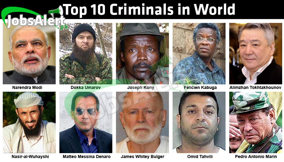 Top 10 Criminals of the World 2024 Final List