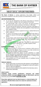 Khyber Bank Jobs