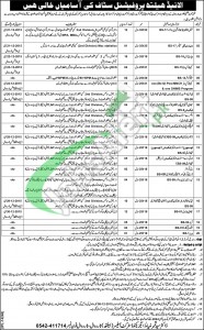 Health Department Narowal Jobs