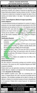 Lady Reading Hospital Peshawar Jobs