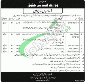 Ministry of Human Rights Jobs