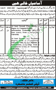 Deputy Commissioner Mansehra Office Jobs