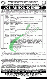 WSSP Peshawar Jobs