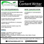 Content Writing Jobs