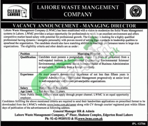 LWMC Jobs