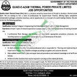 Quaid e Azam Thermal Power Jobs