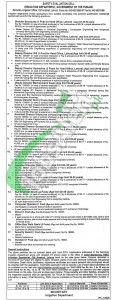 Irrigation Department Punjab Jobs