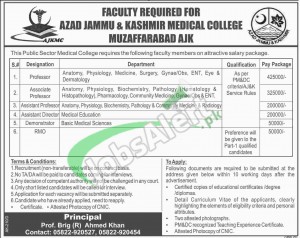 AJK Medical College Jobs