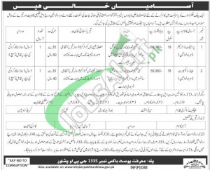 Public Sector Organization Peshawar Jobs