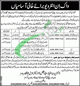 Jobs in Health Department Punjab