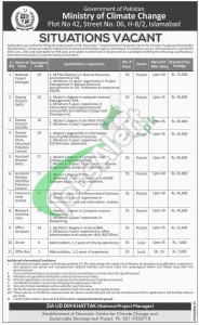 Ministry of Climate Change Jobs