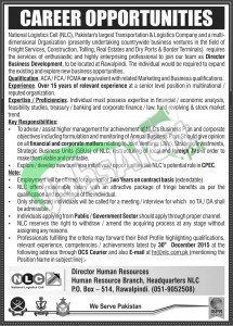 National Logistics Cell Jobs