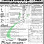 Recruitment Opportunities in Pakistan Aeronautical Complex Kamra