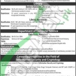 Career Opportunities in Air University Islamabad 2016 for Associate Professor and Assistant professor