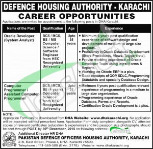 DHA Jobs Karachi