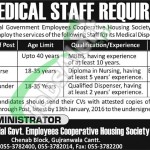Career opportunities in Gujranwala Provincial Co- Operative Housing Society 2016