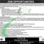 Career Opportunities in Punjab Education Foundation 2016