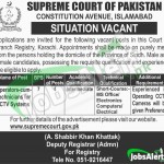 Supreme Court Jobs Latest Online