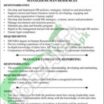 Career Opportunities for Human Manager Resource in Trust Hospital Faisalabad