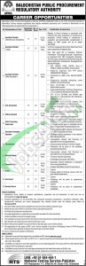 Career Opportunities in Balochistan Public Procurement Regularity Authority for Assistant Director 2016