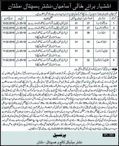 Nishtar Hospital Multan Jobs