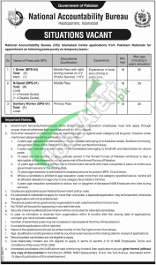 NAB Islamabd Jobs