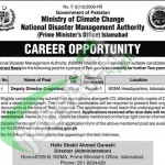 Latest Advertisement for Deputy Director in Ministry of Climate Change 2016