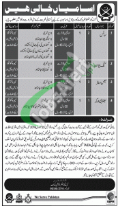 Armoured Corps Centre Nowshera Jobs 2016