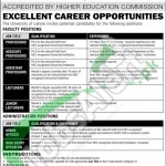 Recruitment Offers in University of Lahore 2016 Jobs for Teaching and Non- Teaching Staff