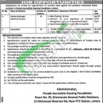 Punjab Journalist Housing Foundation Jobs