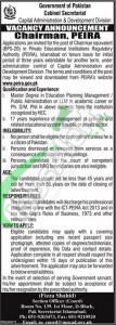 Career Opportunities in Cabinet Secretariat Govt of Pakistan 2016