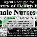 Career Opportunities in Saudi Arabia Ministry of Health for Female Nurse 2016