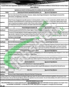 Recruitment Offer in Public Sector Organization for Monitoring &Evaluation, Driver