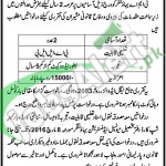 Situations Vacant in Tehsil Muincipal Administration 2016 For Legal Advisor Latest Advertisement