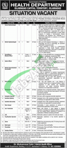 Health Department Islamabad Jobs