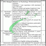 Pakistan Red Crescent Society Jobs