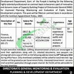 Planning & Development Department Punjab Jobs