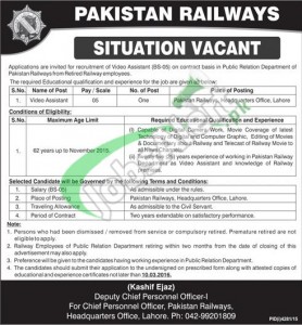 Pakistan Railway Jobs