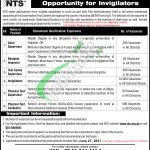 NTS Invigilator Jobs